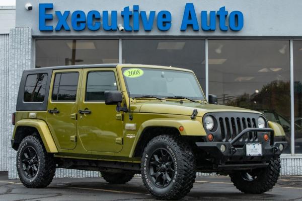 Used 2008 JEEP WRANGLER UNLIMI SAHARA