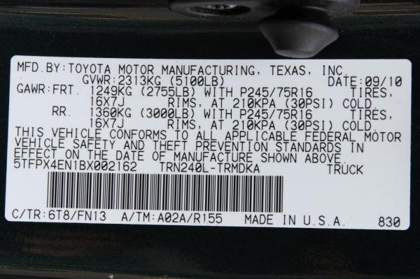 Used 2011 Toyota TACOMA