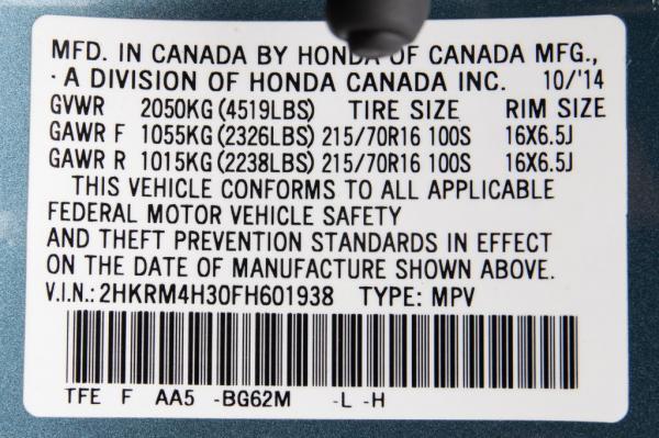 Used 2015 HONDA CR V LX