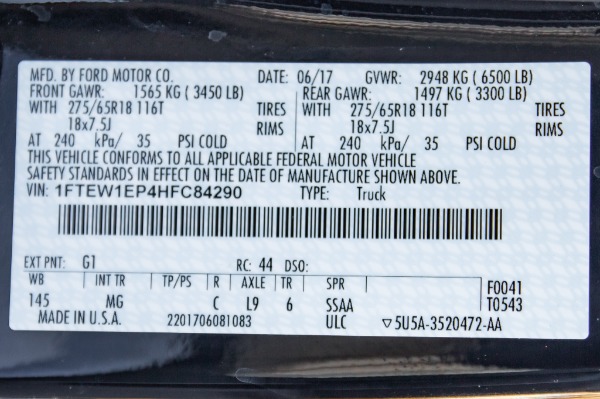 Used 2017 FORD F150 SUPERCREW SUPERCREW XLT