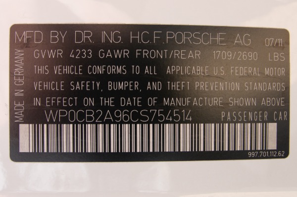 Used 2012 PORSCHE 911 GTS CARRERA GTS