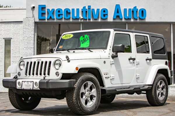 Used 2016 JEEP WRANGLER UNLIMI SAHARA