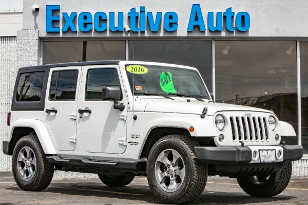 Used 2016 JEEP WRANGLER UNLIMI SAHARA