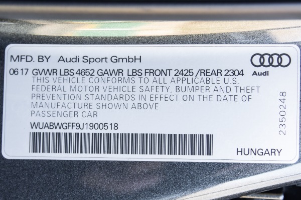 Used 2018 AUDI RS3 Sedan