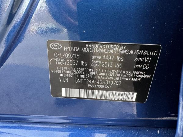 Used 2016 HYUNDAI SONATA SE SE