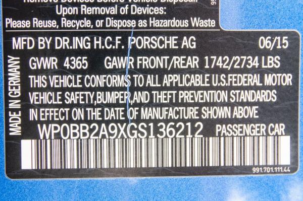 Used 2016 PORSCHE 911 TARGA 4S TARGA 4S