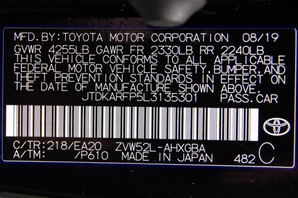 Used 2020 Toyota PRIUS PRIME LTD LIMITED