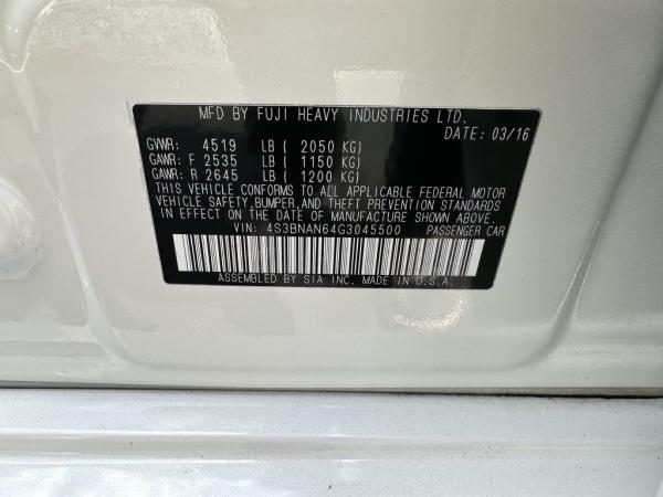 Used 2016 SUBARU LEGACY 25I LIM 25I LIMITED