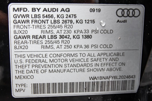 Used 2020 AUDI Q5 PREMIUM PLUS PREMIUM PLUS