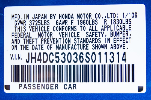 Used 2006 ACURA RSX TYPE S