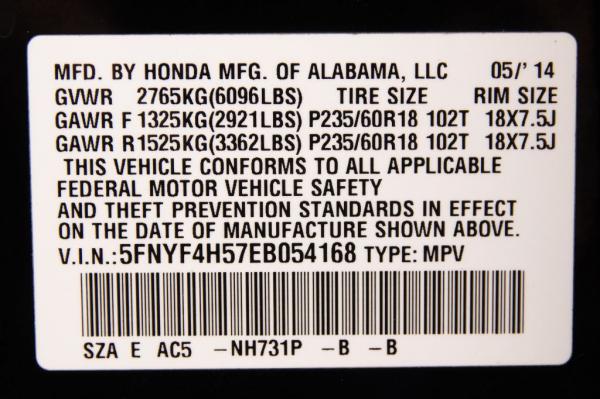 Used 2014 HONDA PILOT EX L EX L