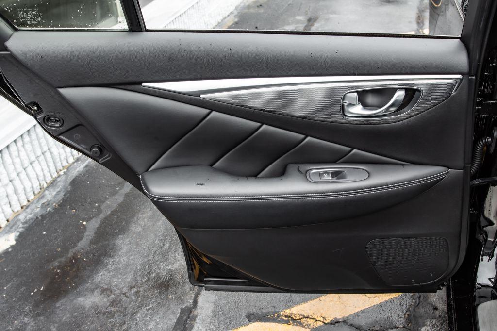 thumbnail image 2 of Glossy Black Front Bumper Lip Splitter For 2018-2021 Infiniti Q50 Base & Premium – 3-Piece Set 2 of 6
