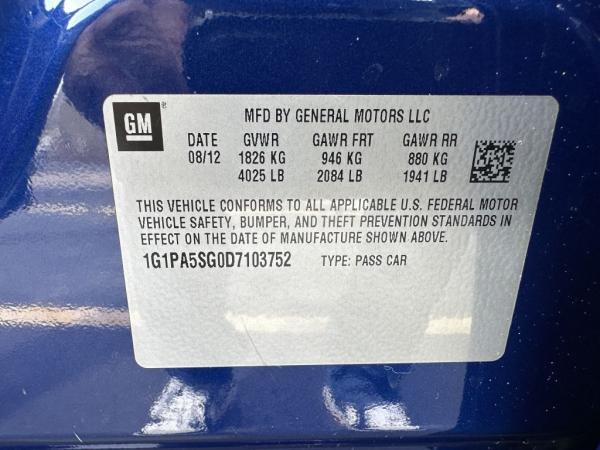 Used 2013 CHEVROLET CRUZE LS