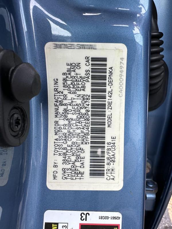 Used 2013 Toyota COROLLA LE LE