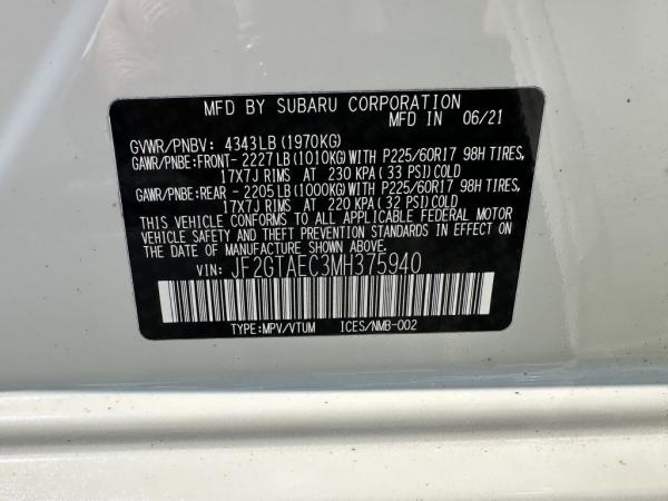 Used 2021 SUBARU CROSSTREK PREMIUM