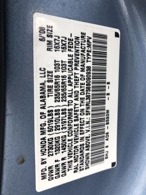 Used 2008 HONDA ODYSSEY EXL EXL