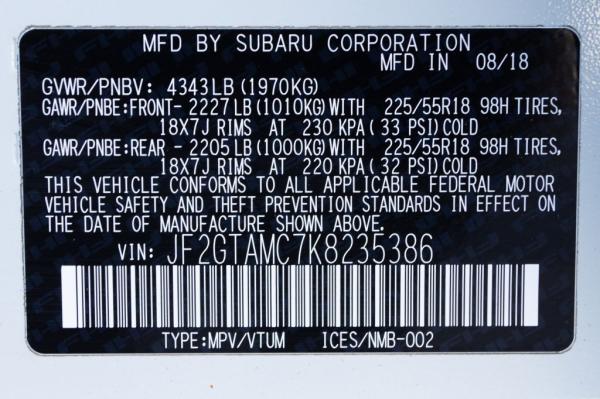 Used 2019 SUBARU CROSSTREK LIMITED