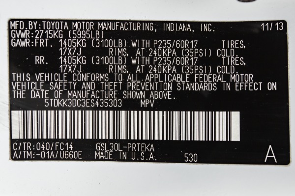 Used 2014 Toyota SIENNA LE