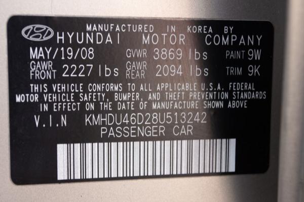 Used 2008 HYUNDAI ELANTRA GLS