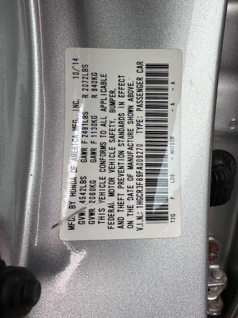 Used 2015 HONDA ACCORD EX L