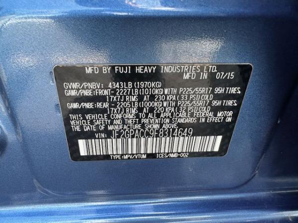 Used 2015 SUBARU XV CROSSTREK 20 PREMIUM