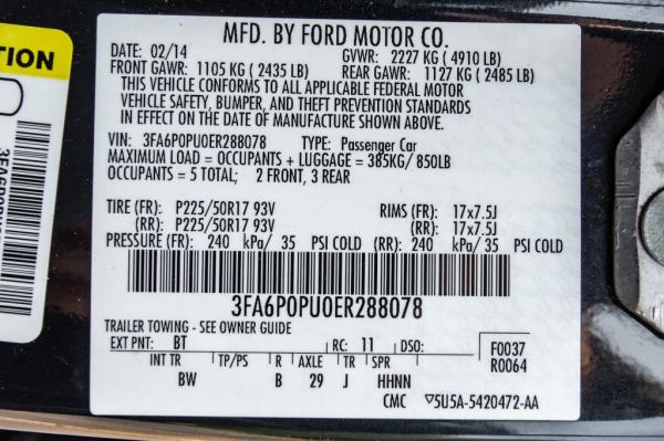 Used 2014 FORD FUSION SE PHEV