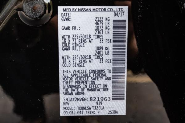 Used 2017 NISSAN ROGUE SV
