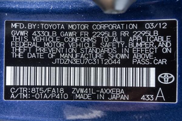 Used 2012 Toyota PRIUS V III