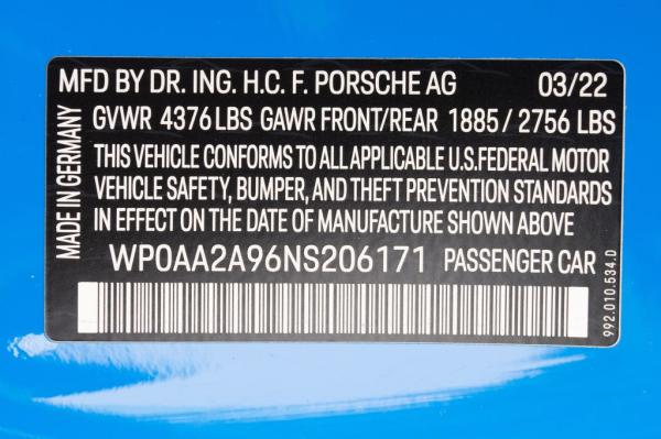 Used 2022 PORSCHE 911 CARRERA 4