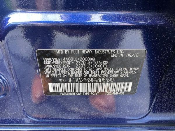 Used 2016 SUBARU WRX STI LIMITED