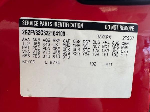 Used 2002 PONTIAC FIREBIRD TRANS AM