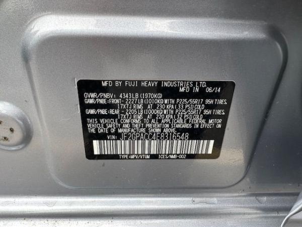 Used 2014 SUBARU XV CROSSTREK 20 PREMIUM