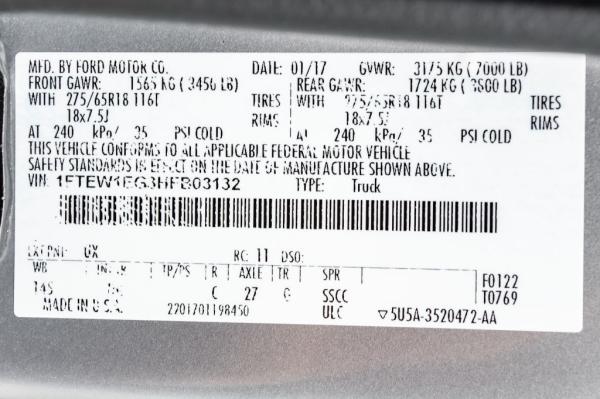 Used 2017 FORD F150 SUPERCREW