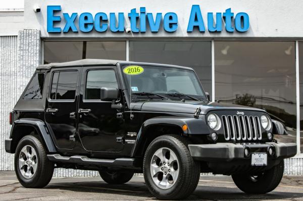 Used 2016 JEEP WRANGLER UNLIMI SAHARA