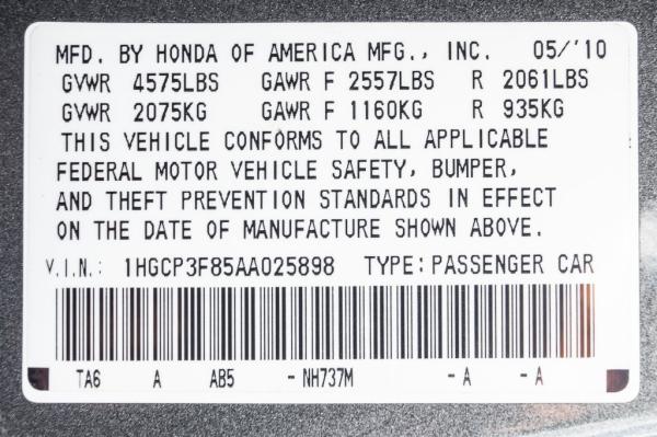 Used 2010 HONDA ACCORD EX L EX L