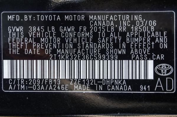 Used 2006 Toyota COROLLA MATRIX XR