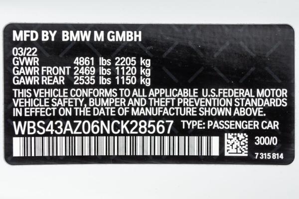 Used 2022 BMW M4 COMPETITION