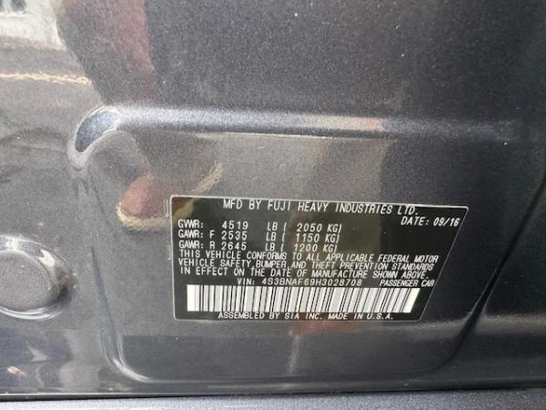 Used 2017 SUBARU LEGACY 25I PREMIUM