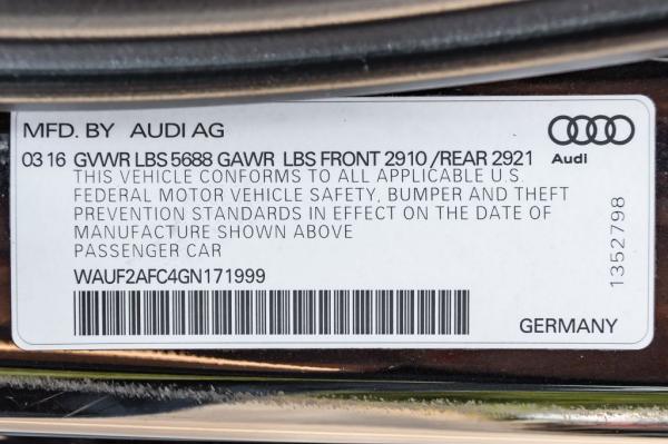 Used 2016 AUDI S6 PREMIUM PLUS