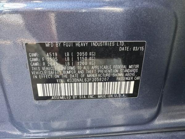 Used 2015 SUBARU LEGACY LIMITED 25I LIMITED