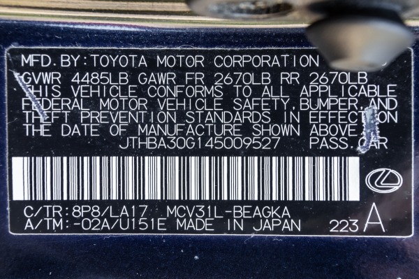 Used 2004 LEXUS ES 330