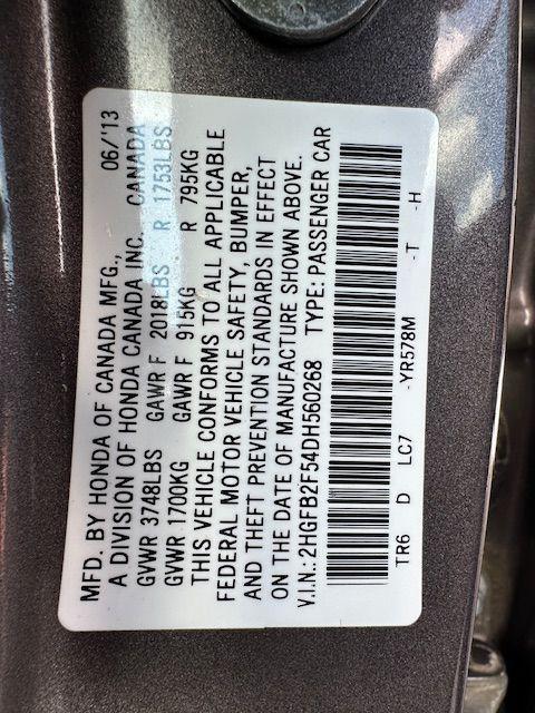 Used 2013 HONDA CIVIC LX