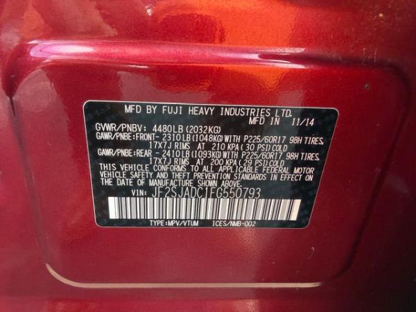 Used 2015 SUBARU FORESTER 25I PREMIUM