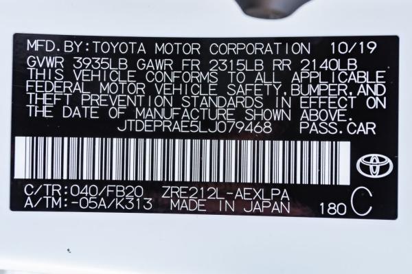 Used 2020 Toyota COROLLA LE LE