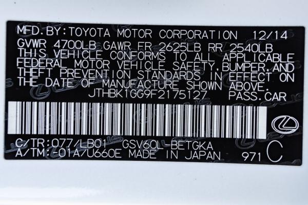 Used 2015 LEXUS ES 350