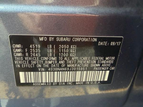 Used 2018 SUBARU LEGACY 25I LIMITED