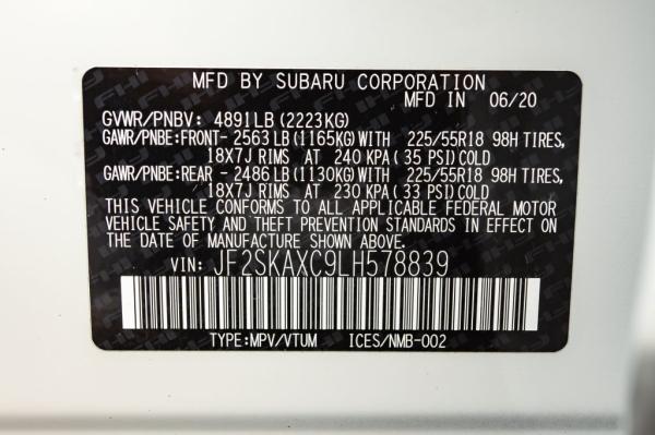 Used 2020 SUBARU FORESTER TOURING