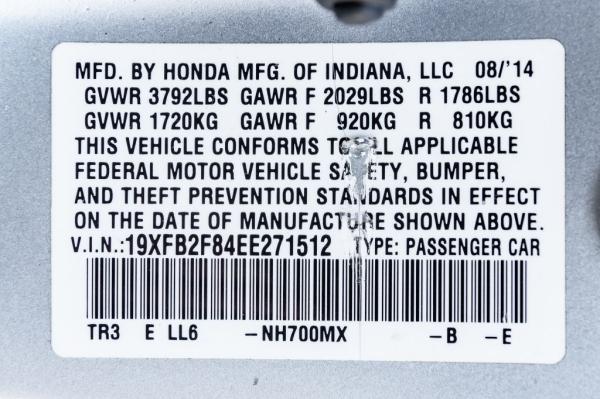 Used 2014 HONDA CIVIC EX EX