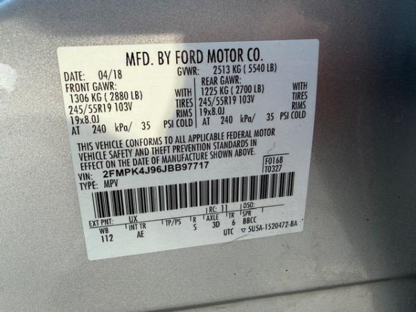 Used 2018 FORD EDGE SEL