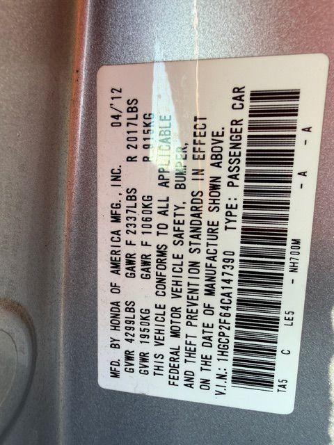 Used 2012 HONDA ACCORD SE SE